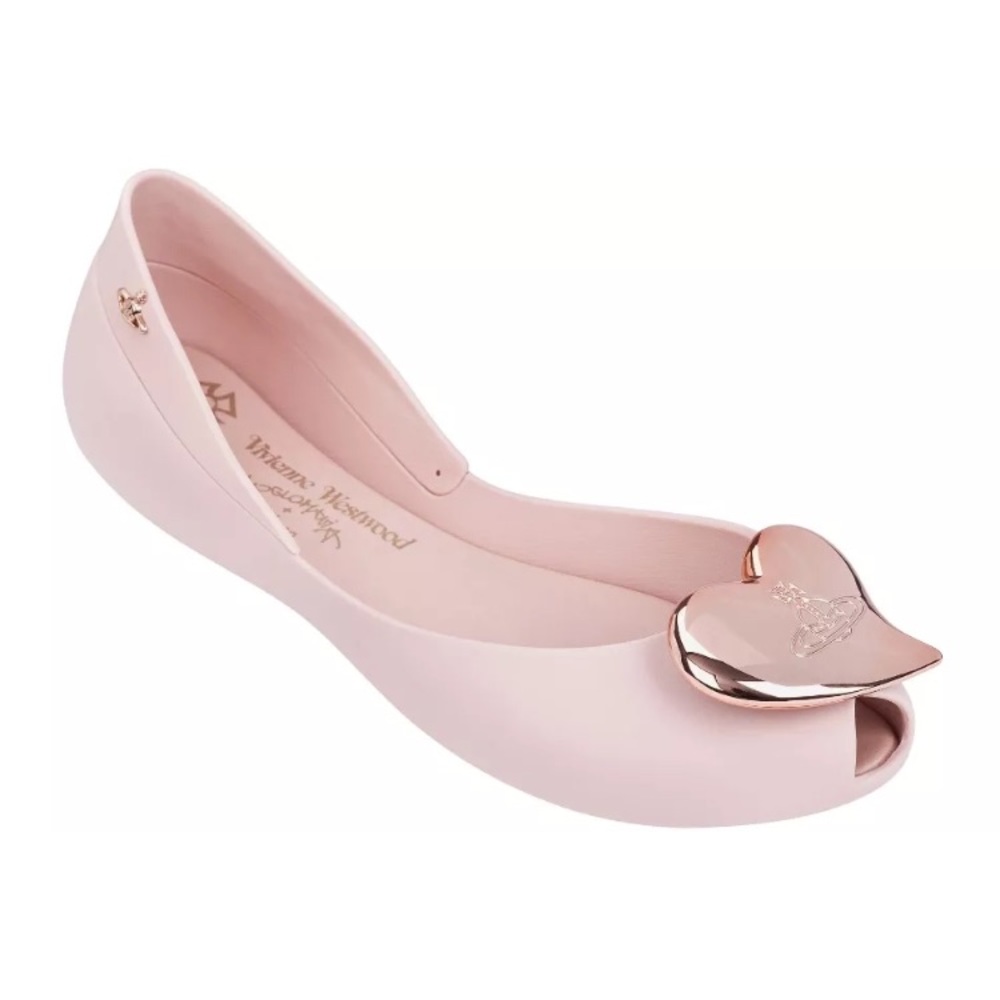 Vivienne Westwood Melissa Queen Heart Ballet Flat